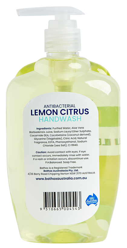 Handwash - Antibacterial Lemon Twist - 600ml