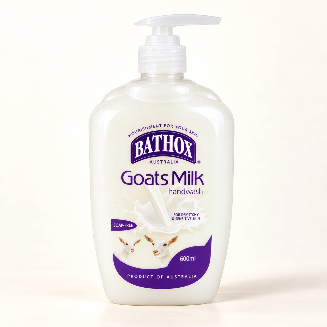 Restored heritage Bathox Goats Milk Handwash · 600 mL bottle.