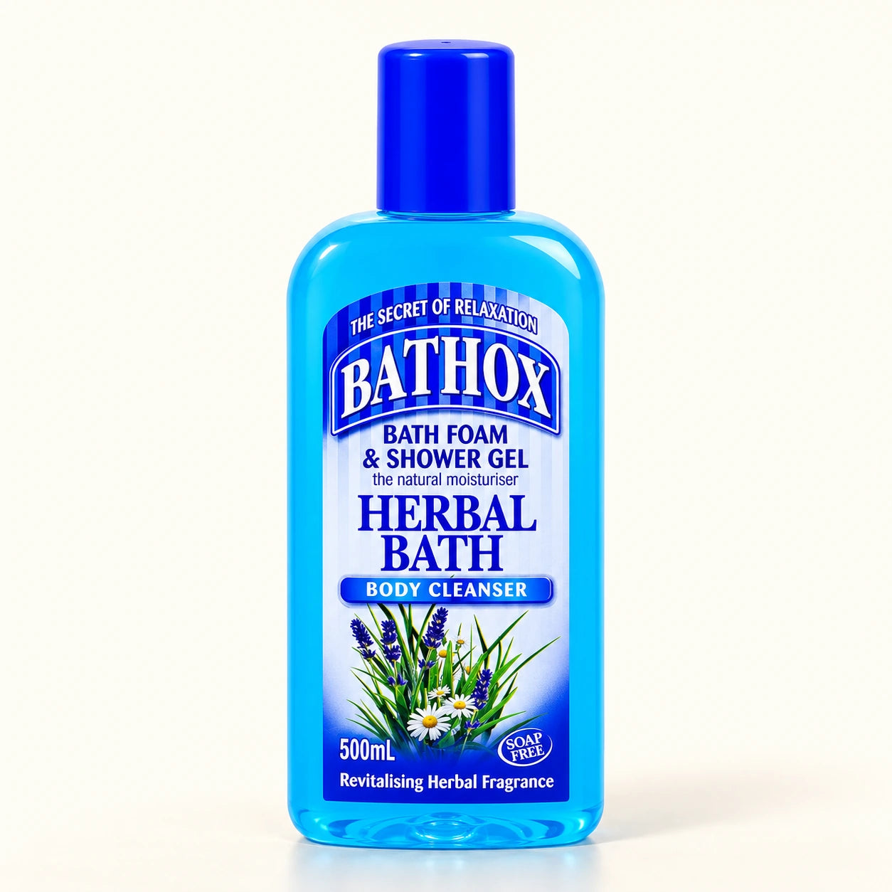 Restored heritage Bathox Herbal Bath Bath foam & shower gel · 500 mL bottle.