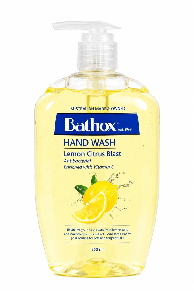 Lemon Citrus Blast Hand Wash — 600 mL shown in Hand Wash Mixed Value Pack — 12 × 600 mL — example assortment