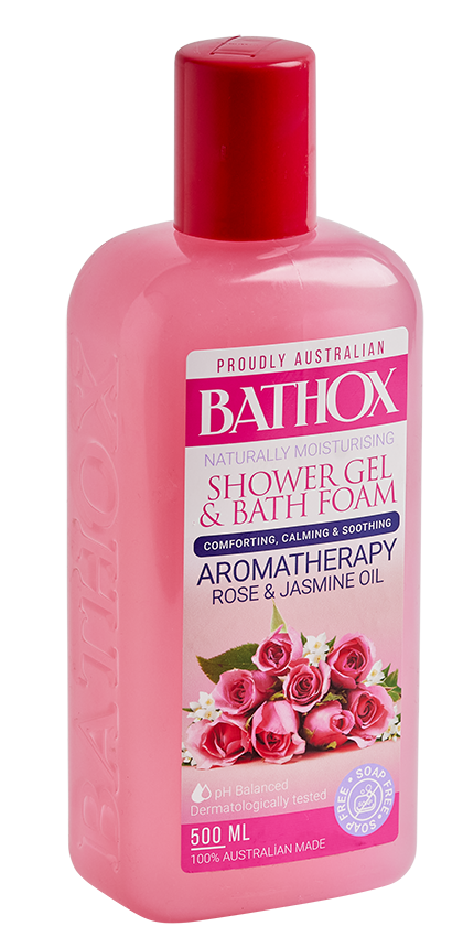 Shower Gel - Aromatherapy Rose and Jasmine Oil - 500ml