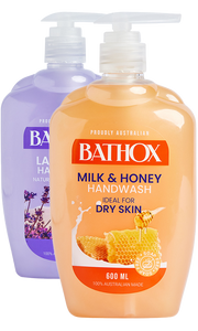 Bathox Handwash 600ml x12 VALUE PACK