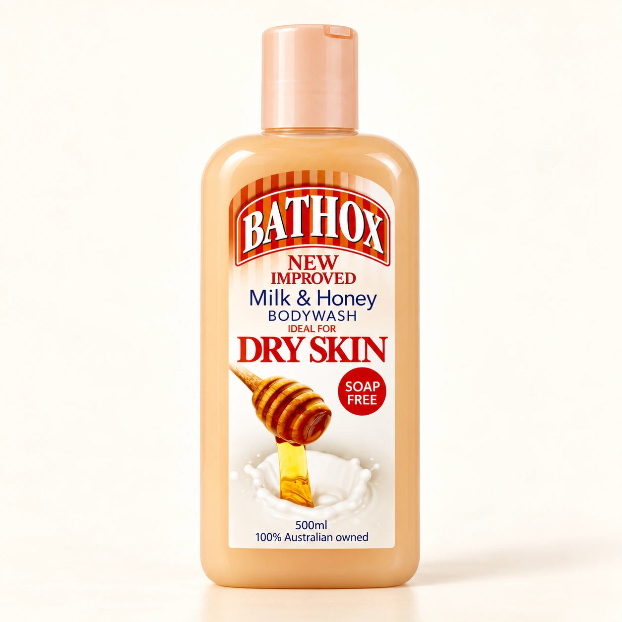 Restored heritage Bathox Milk & Honey Bodywash Bodywash · 500 mL bottle.