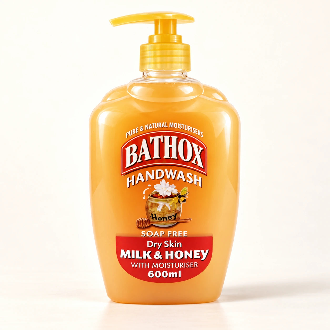 Restored heritage Bathox Milk & Honey Handwash · 600 mL bottle.