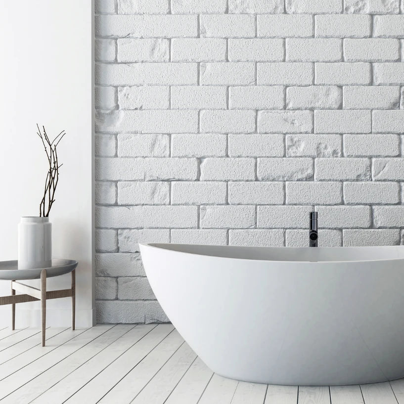 A bath in a bright bathroom, ready for an everyday ritual.