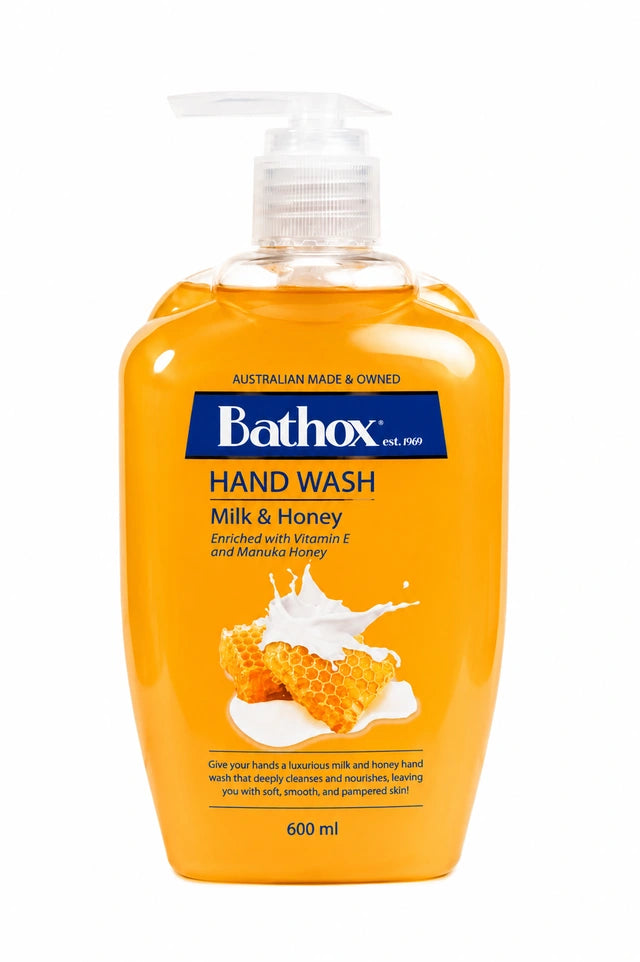 Milk & Honey Hand Wash — 600 mL shown in Hand Wash Mixed Value Pack — 12 × 600 mL — example assortment