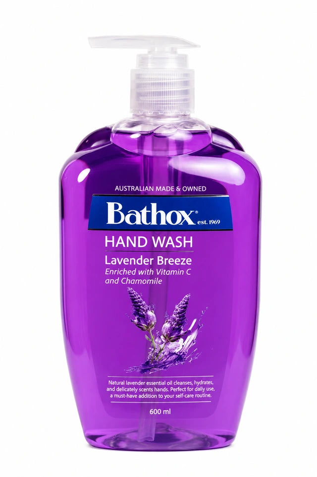 Lavender Breeze Hand Wash — 600 mL shown in Hand Wash Mixed Value Pack — 12 × 600 mL — example assortment