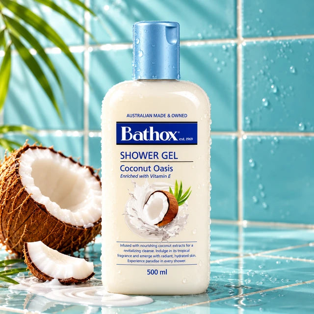 Bathox Coconut Oasis shower gel.